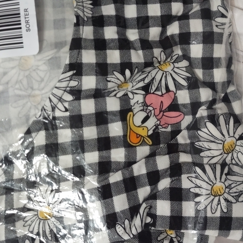 Torrid 5 Disney Daisy Duck Gingham Plaid Dress Checkered NEW 28 - Picture 3 of 7